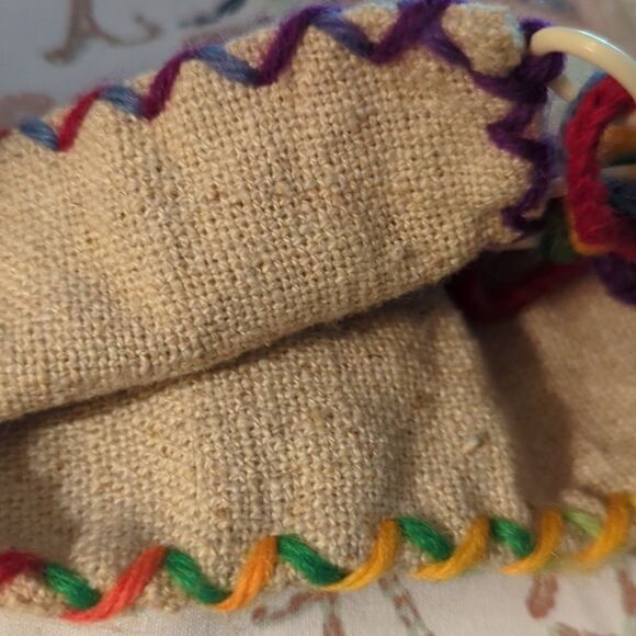 Vintage handmade rainbow belt - Picture 6 of 6